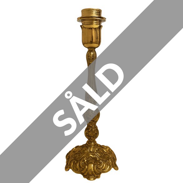 Lampfot Brass Column, mässing