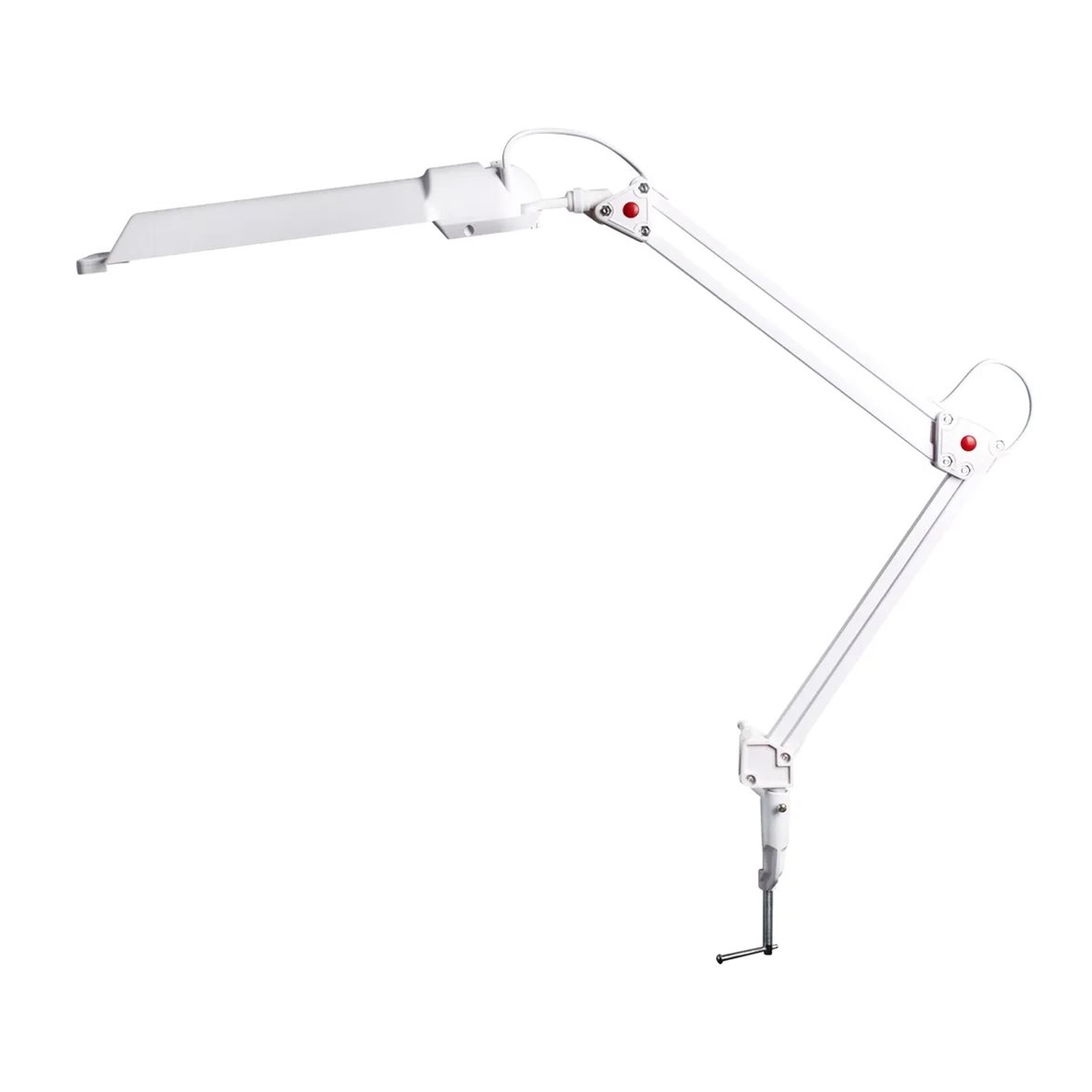 Armaturhantverk Swingo skrivbordslampa, vit | Inomhusbelysning - Bordslampor - Skrivbordslampor | Lampspecialisterna