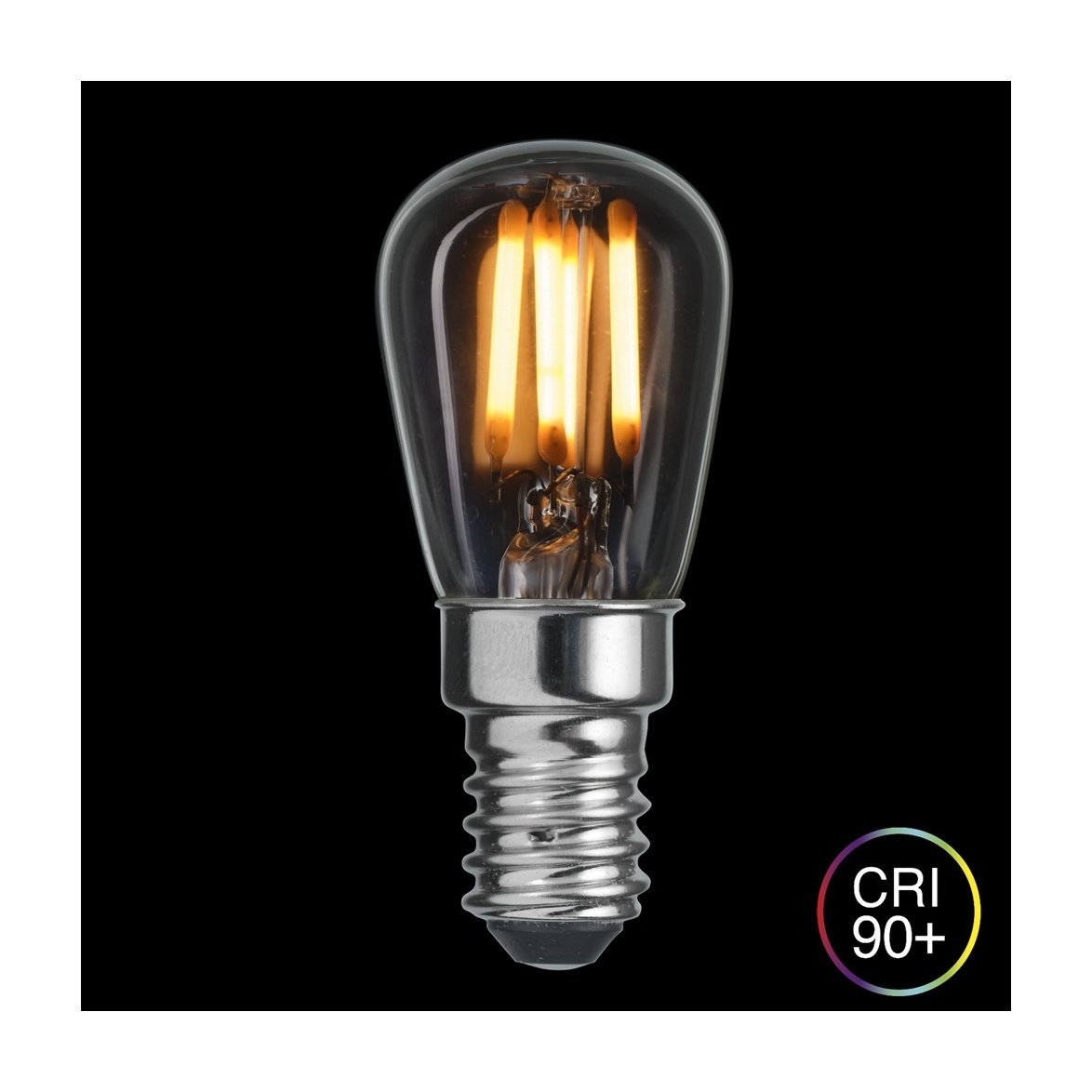 Päron LED klar E14 3,3W 2200K dimbar