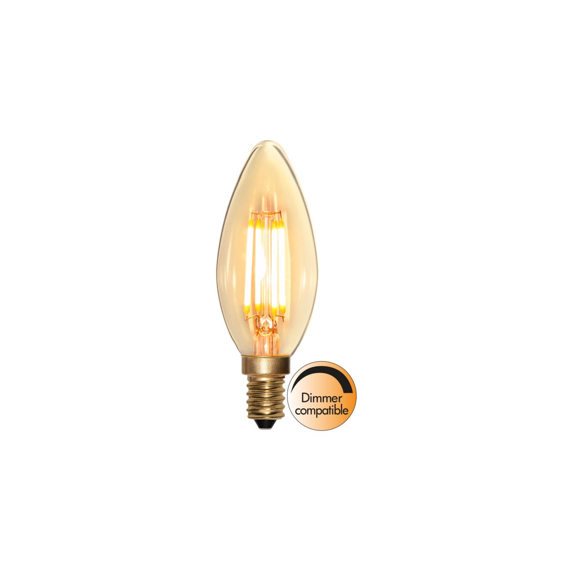 LED-lampa E14 kronljus Soft Glow 3,2W dimbar