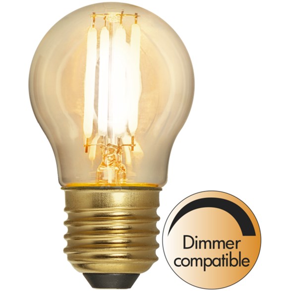 LED-lampa E27, Klot, 3W Soft Glow