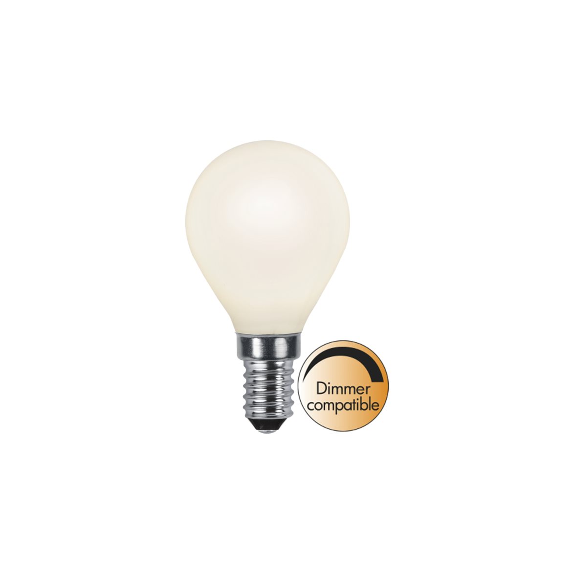 LED-lampa E14, Klot, Opal, 3.5W