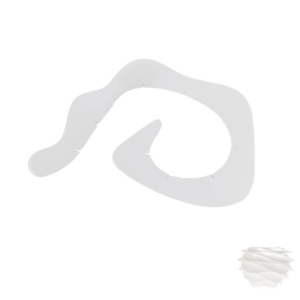 Carmina Mini White - PP Leaves set