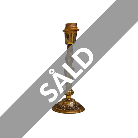 Storslagen Mässing Lampfot, 33 cm