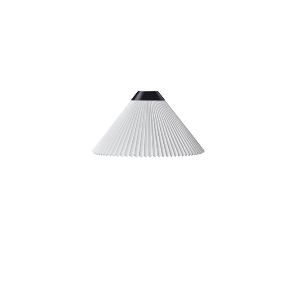 Le Klint 12 Svart lampskärm, Vit 19 cm