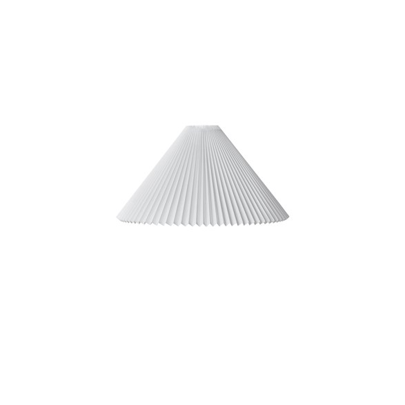 Le Klint 12 lampskärm, Vit Standard 23 cm