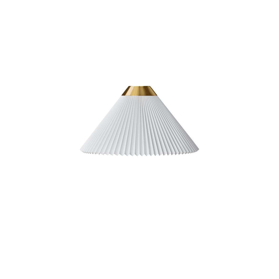 Le Klint Le Klint 12 Mässing lampskärm, Vit 23 cm | Lampskärmar - Lampskärm läslampor | Lampspecialisterna