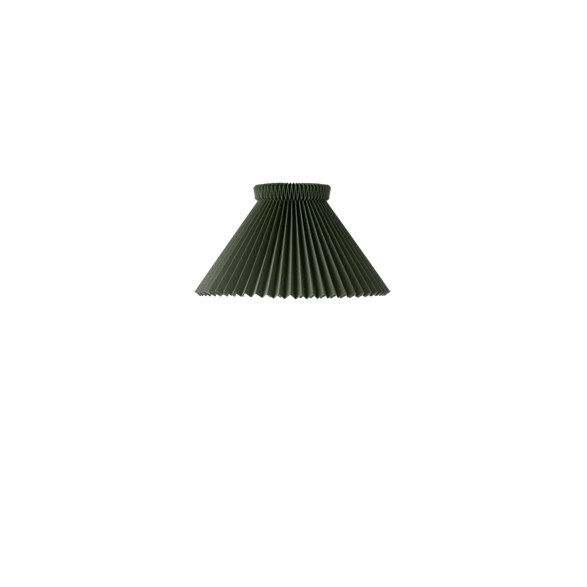 Shade COLOUR PLEATS 1-17cm, moss green, paper,