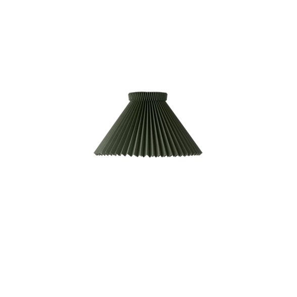 Shade COLOUR PLEATS 1-19cm, moss green, paper,