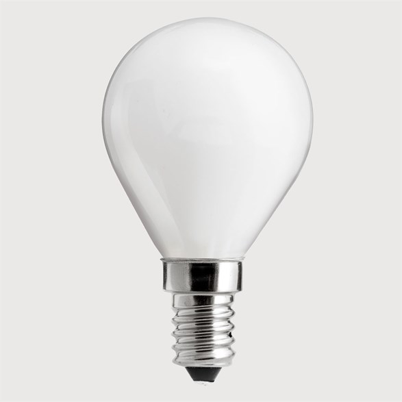 LED-lampa UNI-WHITE klot opal E14 2W 2700K dimbar