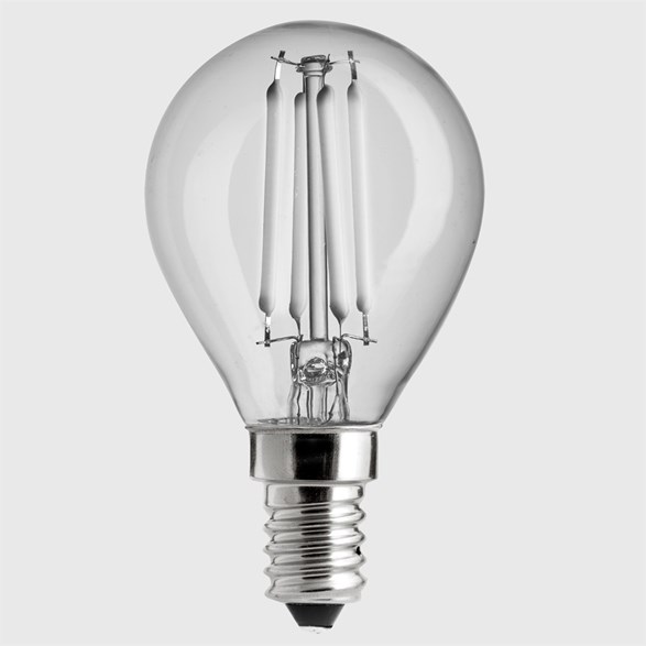 LED-lampa UNI-WHITE klot klar E14 0,8W 2700K dimbar