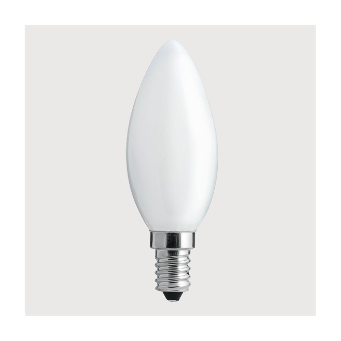 LED-lampa UNI-WHITE kronljus opal E14 0,8W 2700K dimbar | Ljuskällor - LED lampor - LED-lampor liten sockel E14 | Lampspecialisterna