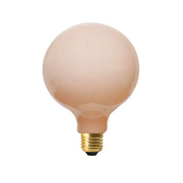 LED-lampa Glob 125mm pink E27 4W 1800K dimbar