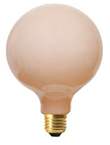 LED-lampa Glob 125mm pink E27 4W 1800K dimbar