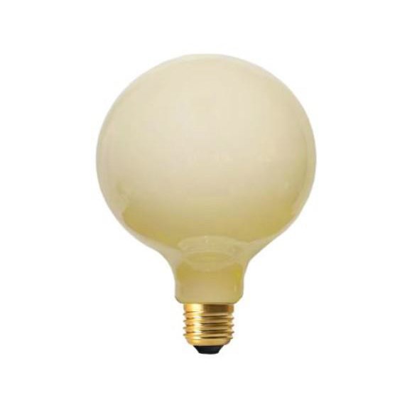 LED-lampa Glob 125mm cream white E27 4W 1800K dimbar