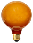 LED-lampa Glob 125mm brown E27 4W 1800K dimbar