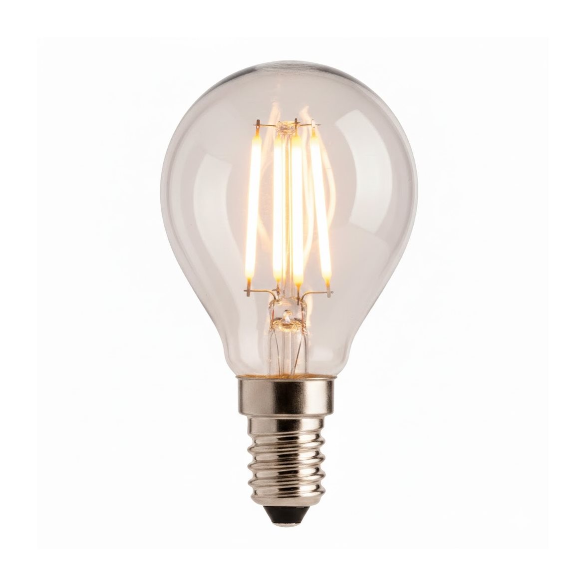 LED-lampa WARM GLOW klot klar E14 0,8W 2100K dimbar