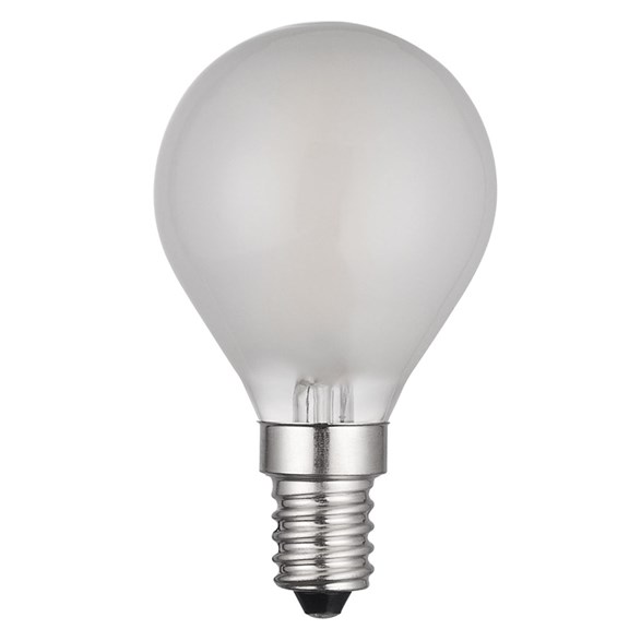 LED-lampa WARM GLOW klot matt E14 4W 2100K dimbar