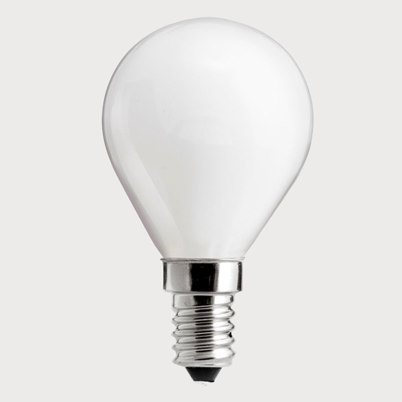 LED-lampa Klot opal E14 4,5W 2700-2200K dim to warm