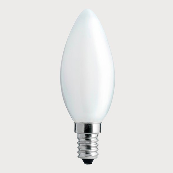 LED-lampa Kronljus opal E14 2,5W 2700-2200K dim to warm