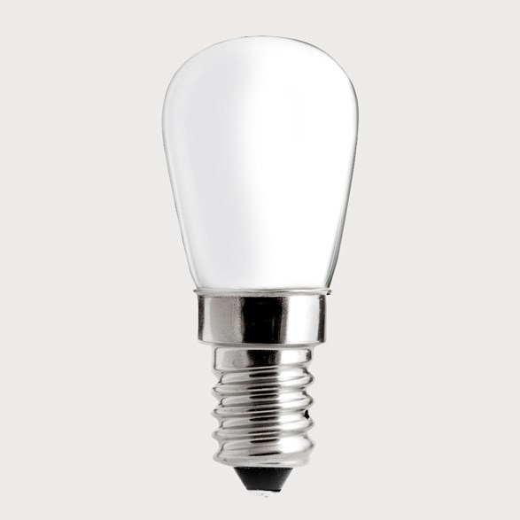 LED-lampa Päron opal E14 3W 2700-2200K dim to warm