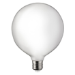 LED-lampa Glob 125mm opal E27 8W 2700-2200K dim to warm