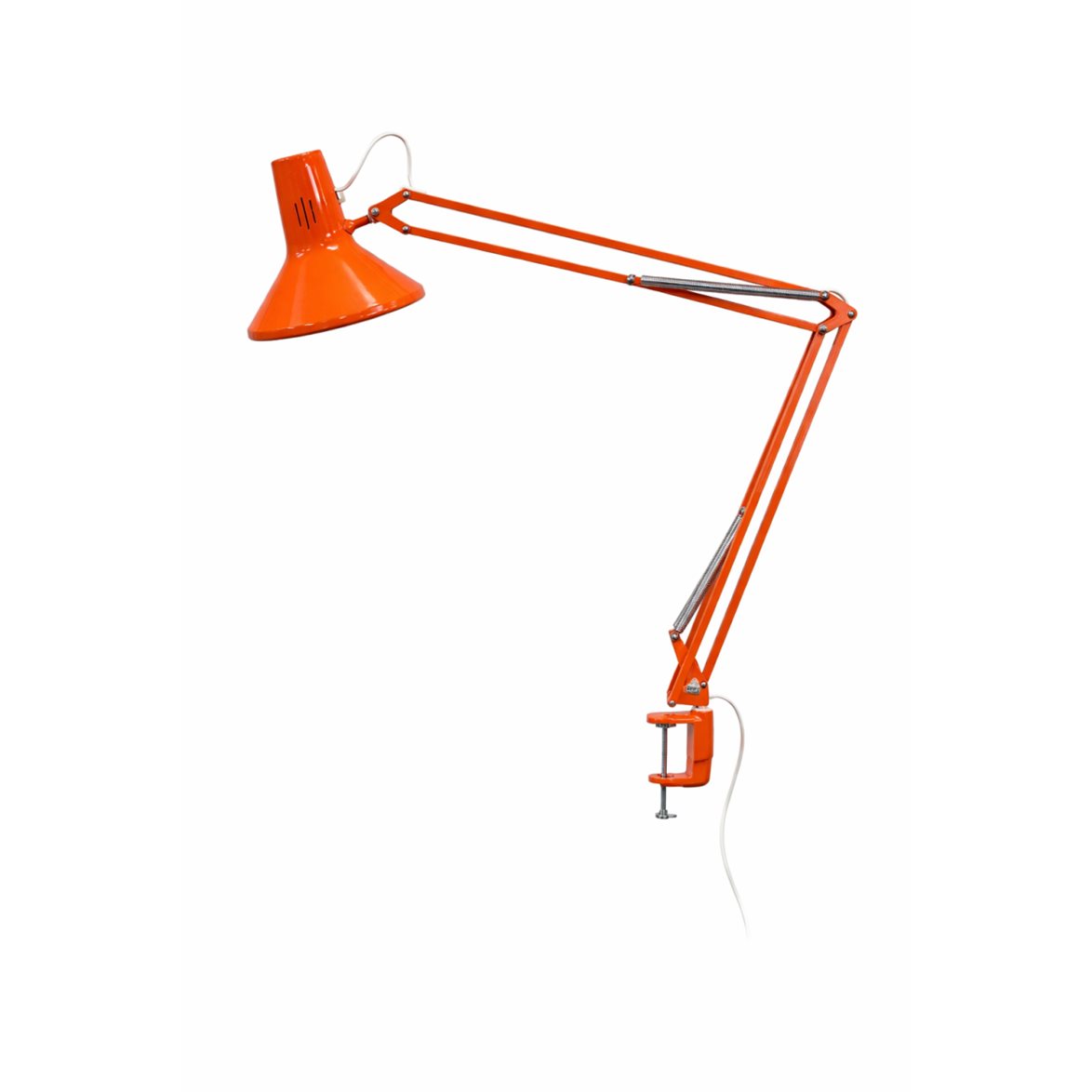 Vintage by Bright 1-2-3 Klämlampa Pop Orange Retro
