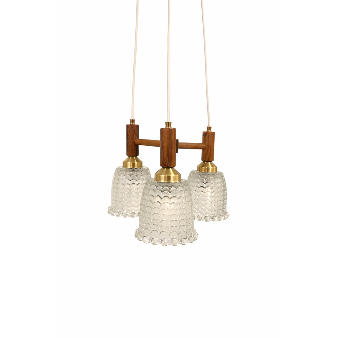 Vintage by Bright 1-2-3 Taklampa vintage Valnöt 3-arm