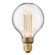 UNI-K glob 100mm klar E27 3,5W 1800K dimbar