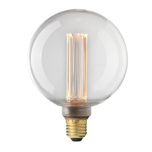 UNI-K glob 125mm klar E27 3,5W 1800K dimbar