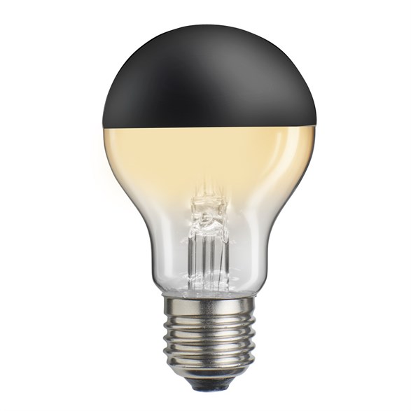 HIDDEN LIGHT toppförspeglad normal svart E27 4W 2700K dimbar