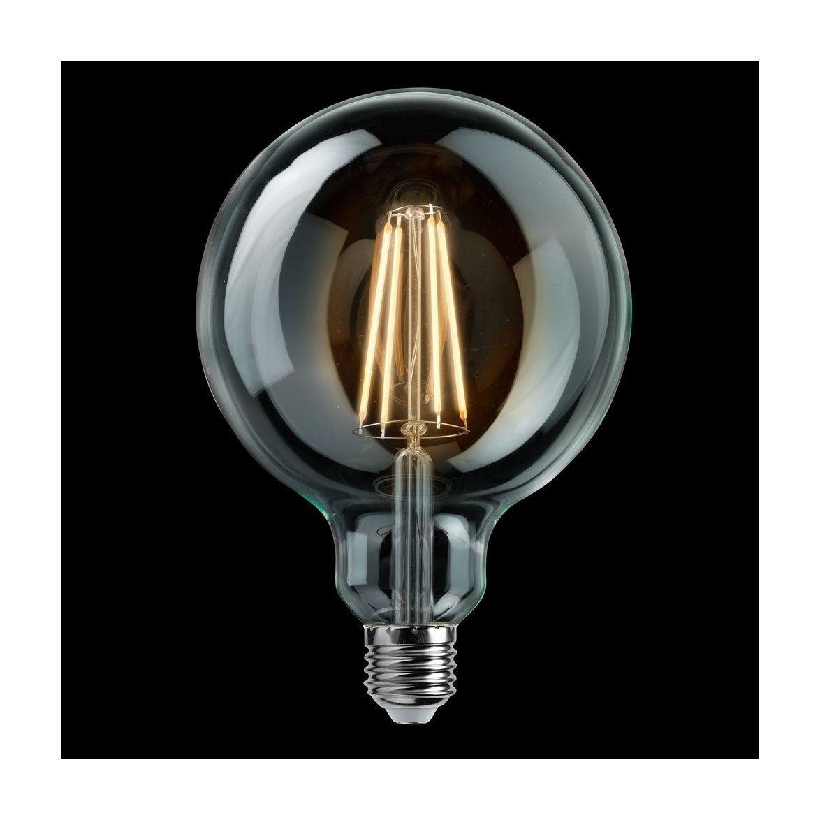 UNI-LEDISON glob 125mm klar E27 7,5W 2200K dimbar