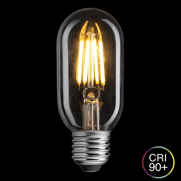 UNI-LEDISON tubural klar sensor E27 4W 2200K