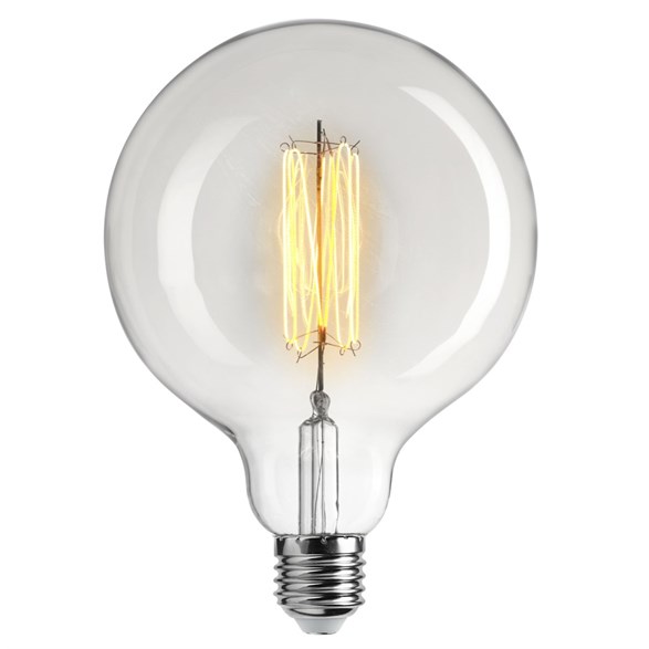 EDISON LED glob 125 klar E27 2W 2200K dimbar