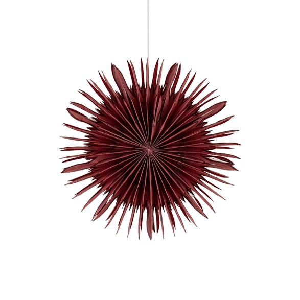 Julstjärna Desiré D50 mörkröd med kontur