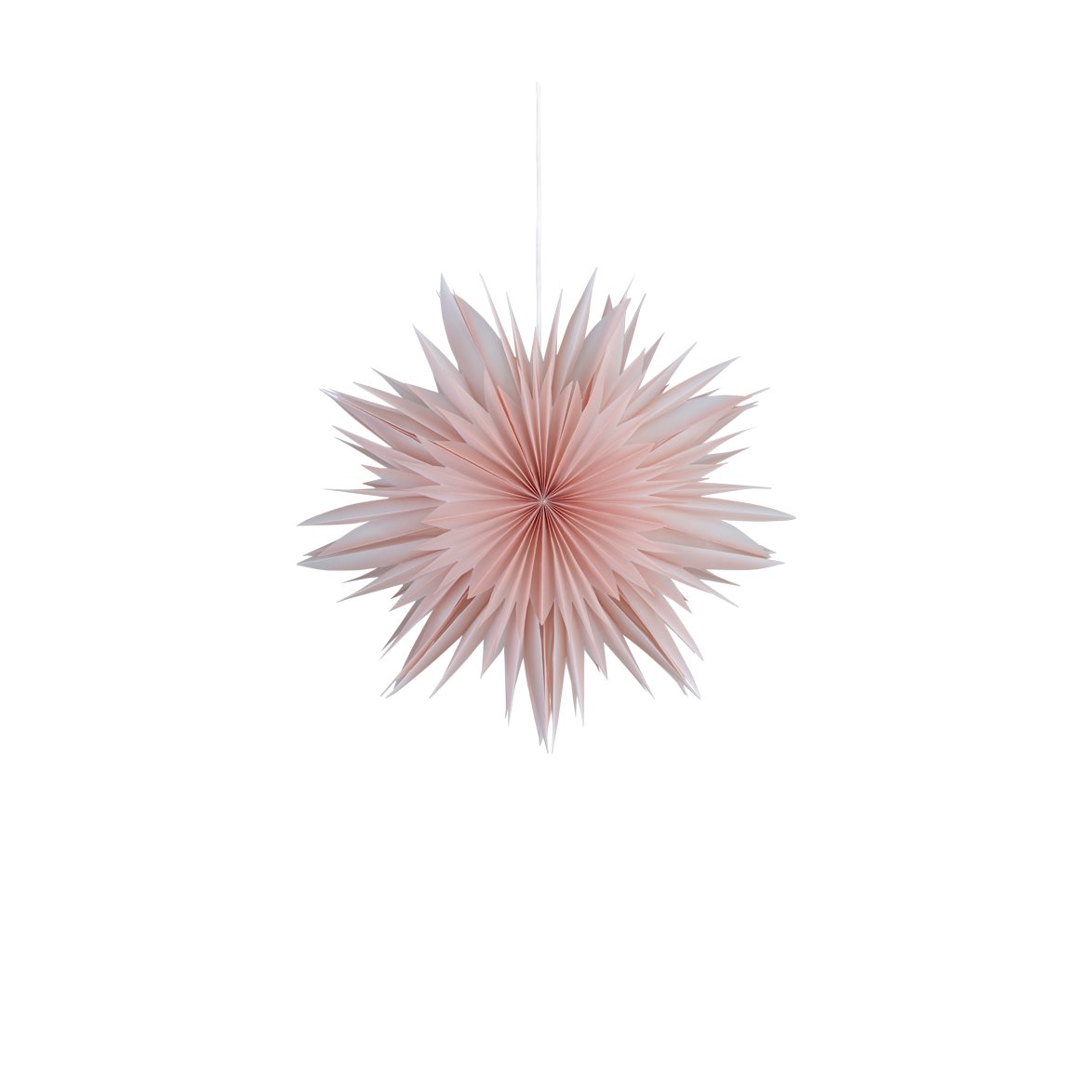 Alde & Lind Julstjärna Twist D50 ljusrosa ombre | Övrigt - Julbelysning - Adventsstjärnor | Lampspecialisterna