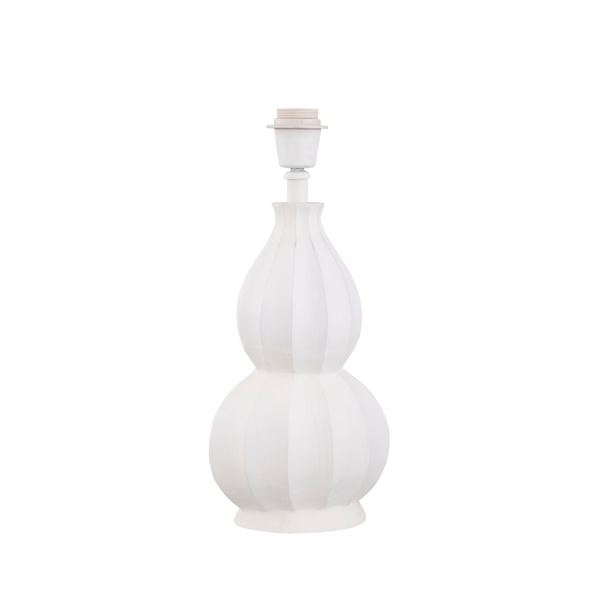 Alde & Lind Bordslampfot Gusso H34 metall vit | Inomhusbelysning - Bordslampor - Lampfötter | Lampspecialisterna