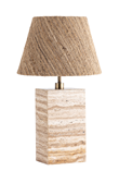 Bordslampfot Zenith H34 travertin beige
