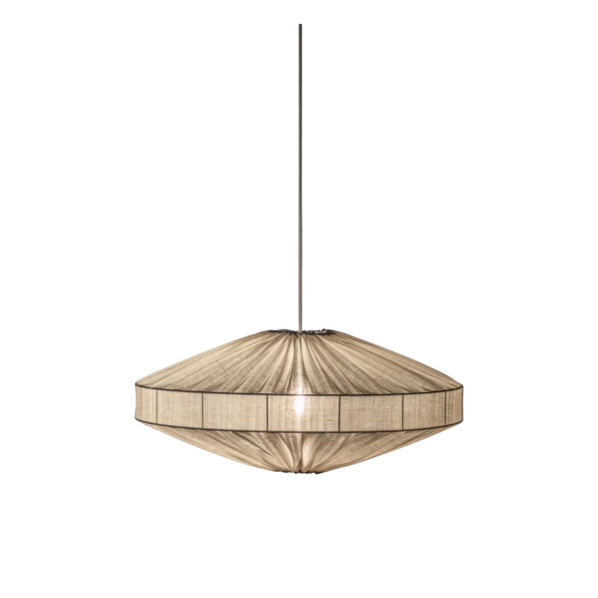 Alde & Lind Taklampskärm Alba D78 s/v Rand vit | Lampskärmar - Skärmar taklampor | Lampspecialisterna