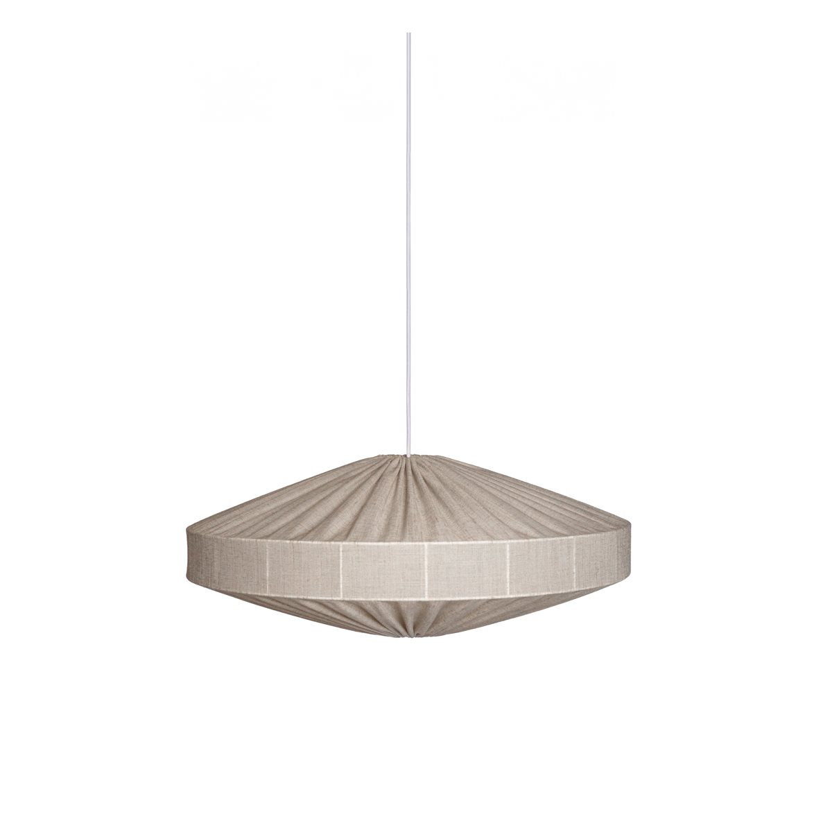 Alde & Lind Taklampskärm Alba D78 s/v Linero natural | Lampskärmar - Skärmar taklampor | Lampspecialisterna