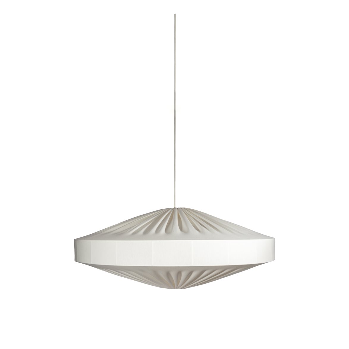 Alde & Lind Taklampskärm Alba D78 s/v Cotton jersey vit | Lampskärmar - Skärmar taklampor | Lampspecialisterna
