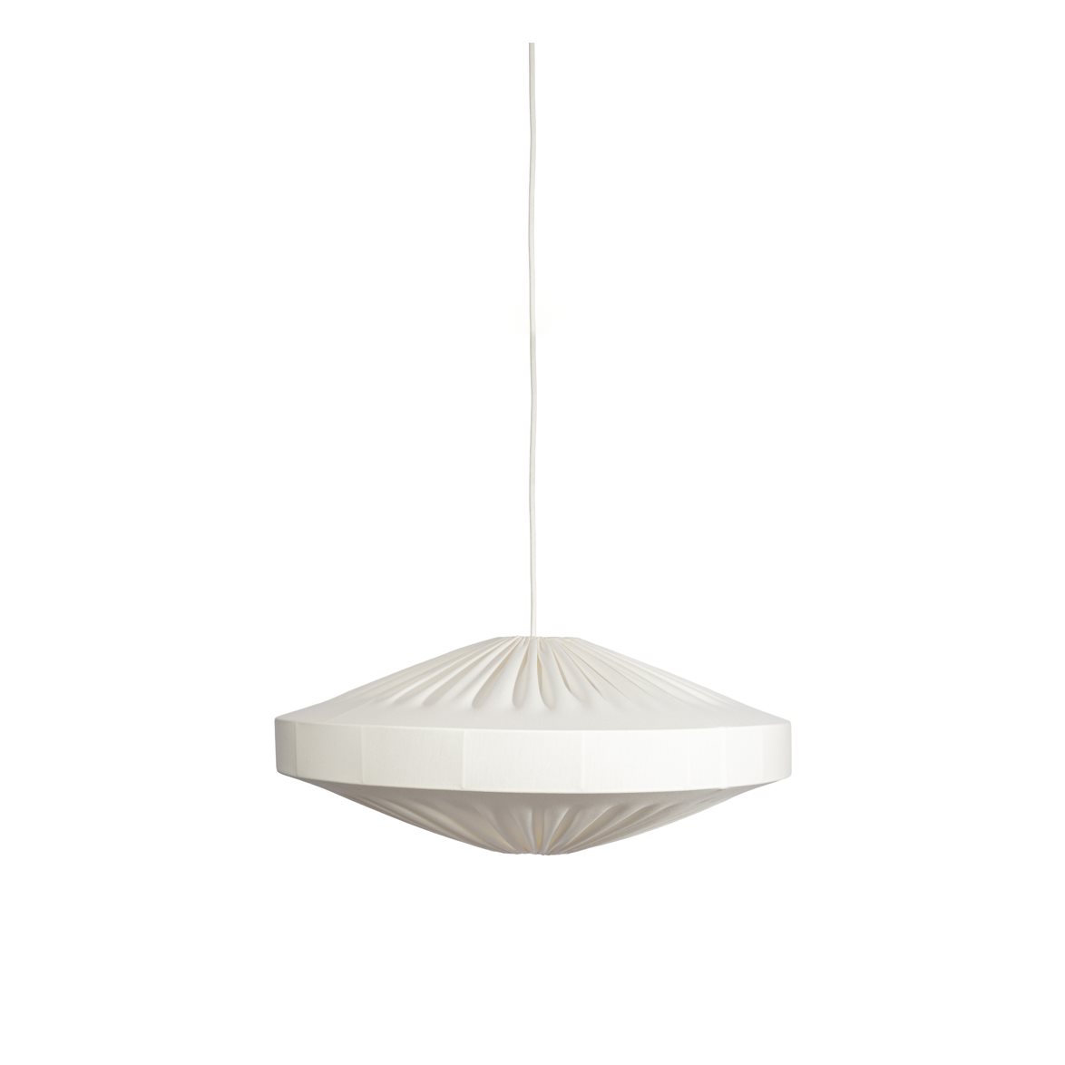 Alde & Lind Taklampskärm Alba D58 s/v Cotton jersey vit | Lampskärmar - Skärmar taklampor | Lampspecialisterna