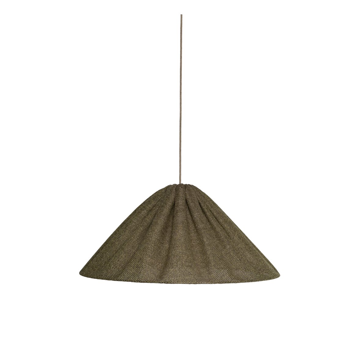 Alde & Lind Taklampskärm Tipi D78 s/s Seoul grön/natur | Lampskärmar - Skärmar taklampor | Lampspecialisterna
