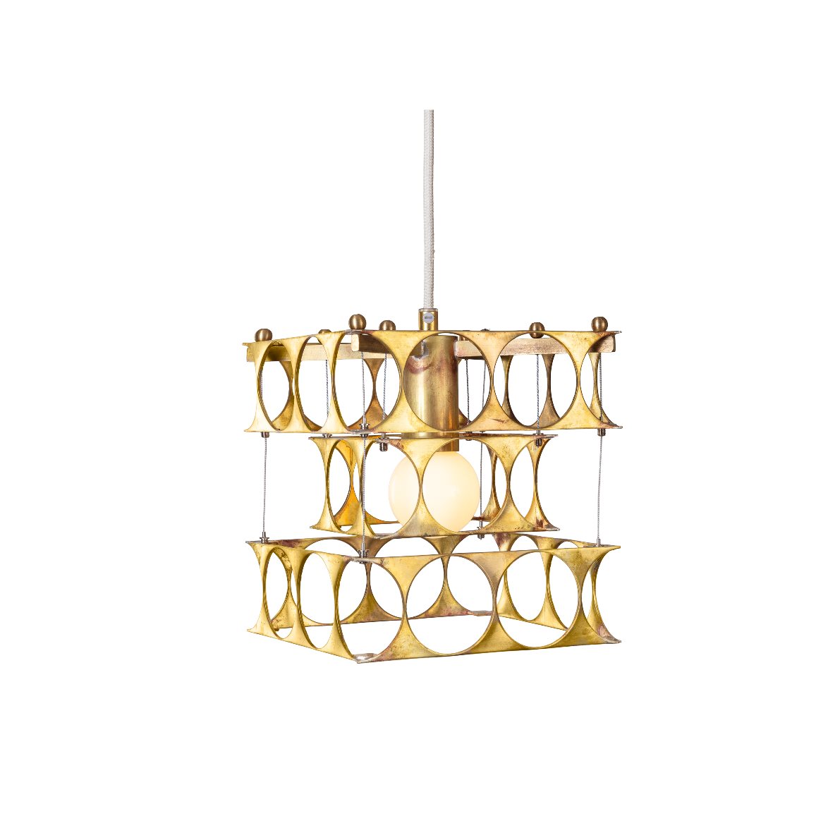 Örsjö Belysning Terrace taklampa mini, rå mässing | Inomhusbelysning - Taklampor - Taklampor hängande | Lampspecialisterna