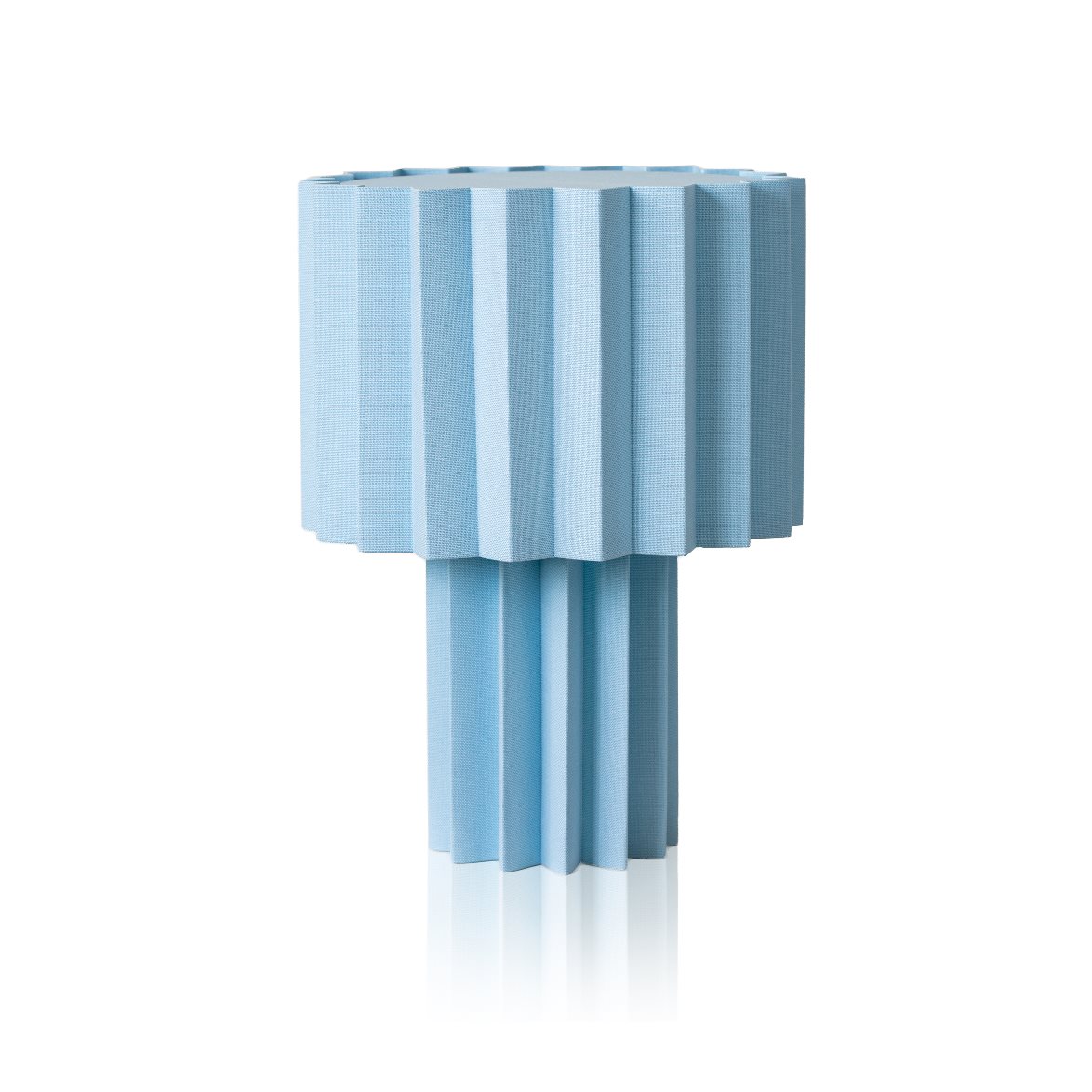 Örsjö Belysning Plissé Bordslampa, Ljusblå textil | Inomhusbelysning - Bordslampor - Bordslampor Interiör | Lampspecialisterna