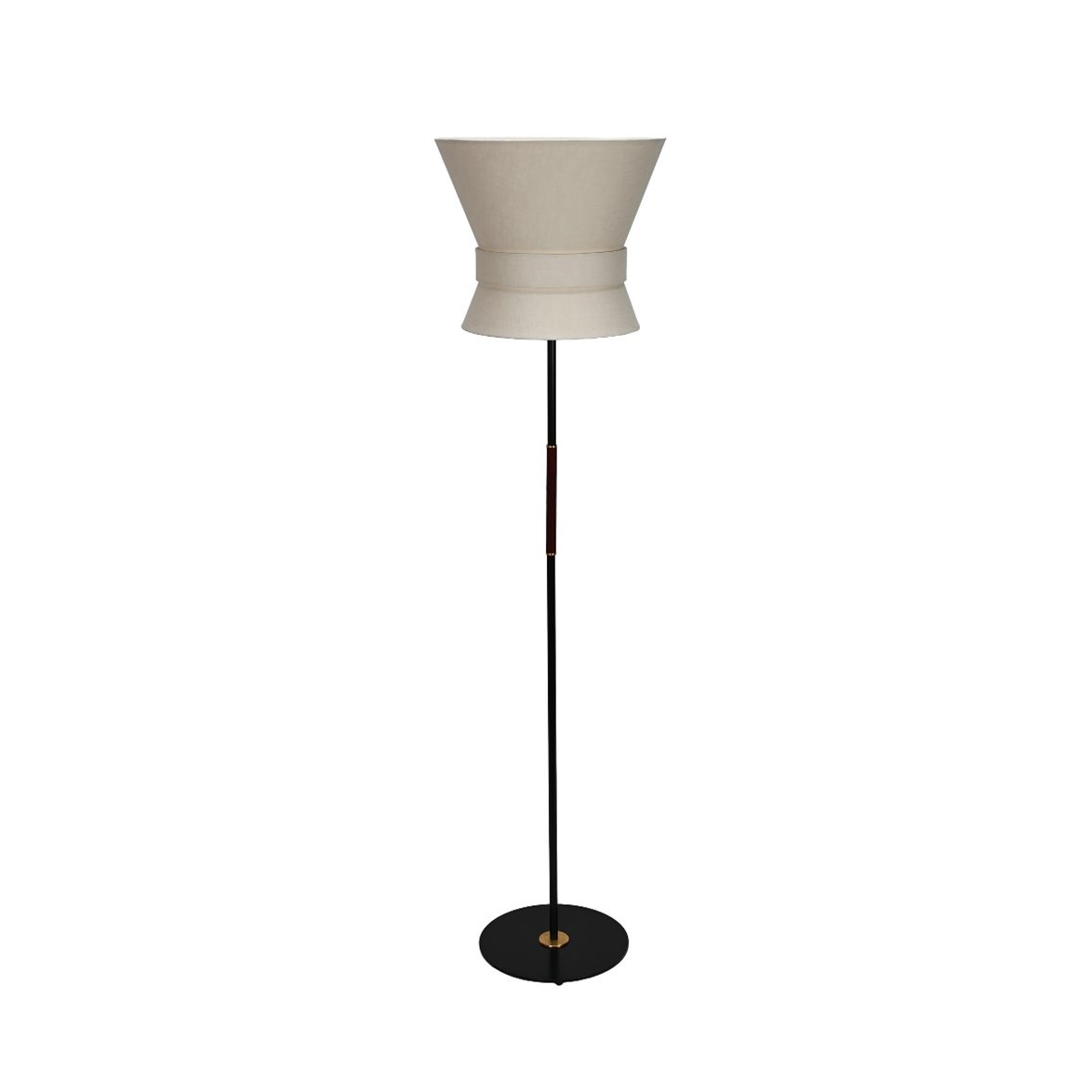Örsjö Belysning Golvlampa Bow Svart - Large Cream White | Inomhusbelysning - Golvlampor - Golvlampor Interiör | Lampspecialisterna