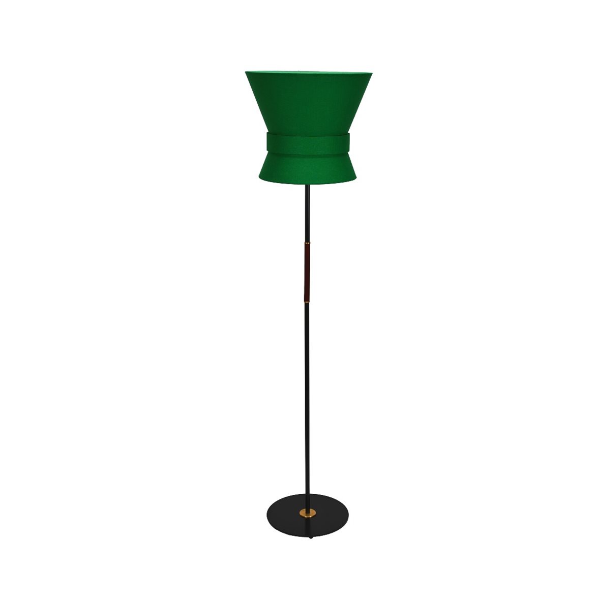 Örsjö Belysning Golvlampa Bow Svart - Large Emerald Green | Inomhusbelysning - Golvlampor - Golvlampor Interiör | Lampspecialisterna