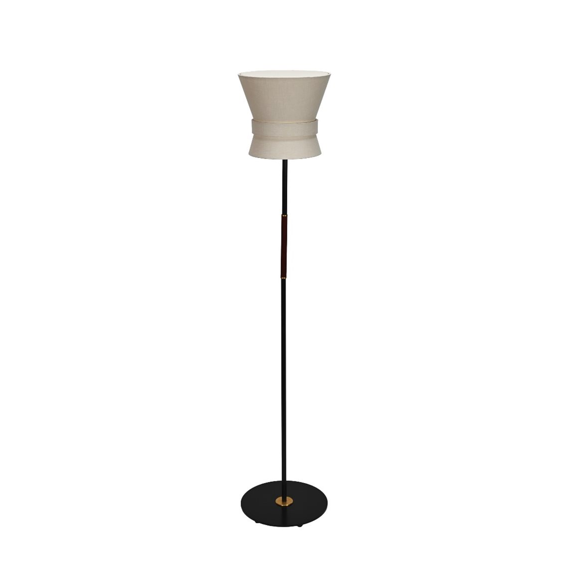 Örsjö Belysning Golvlampa Bow Svart - Small Cream White | Inomhusbelysning - Golvlampor - Golvlampor Interiör | Lampspecialisterna