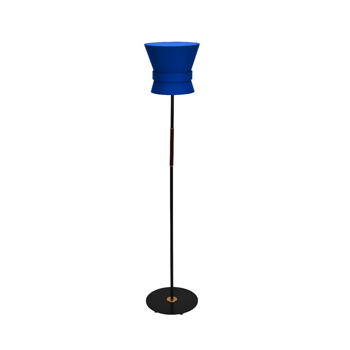 Örsjö Belysning Golvlampa Bow Svart - Small Midnight Blue | Inomhusbelysning - Golvlampor - Golvlampor Interiör | Lampspecialisterna