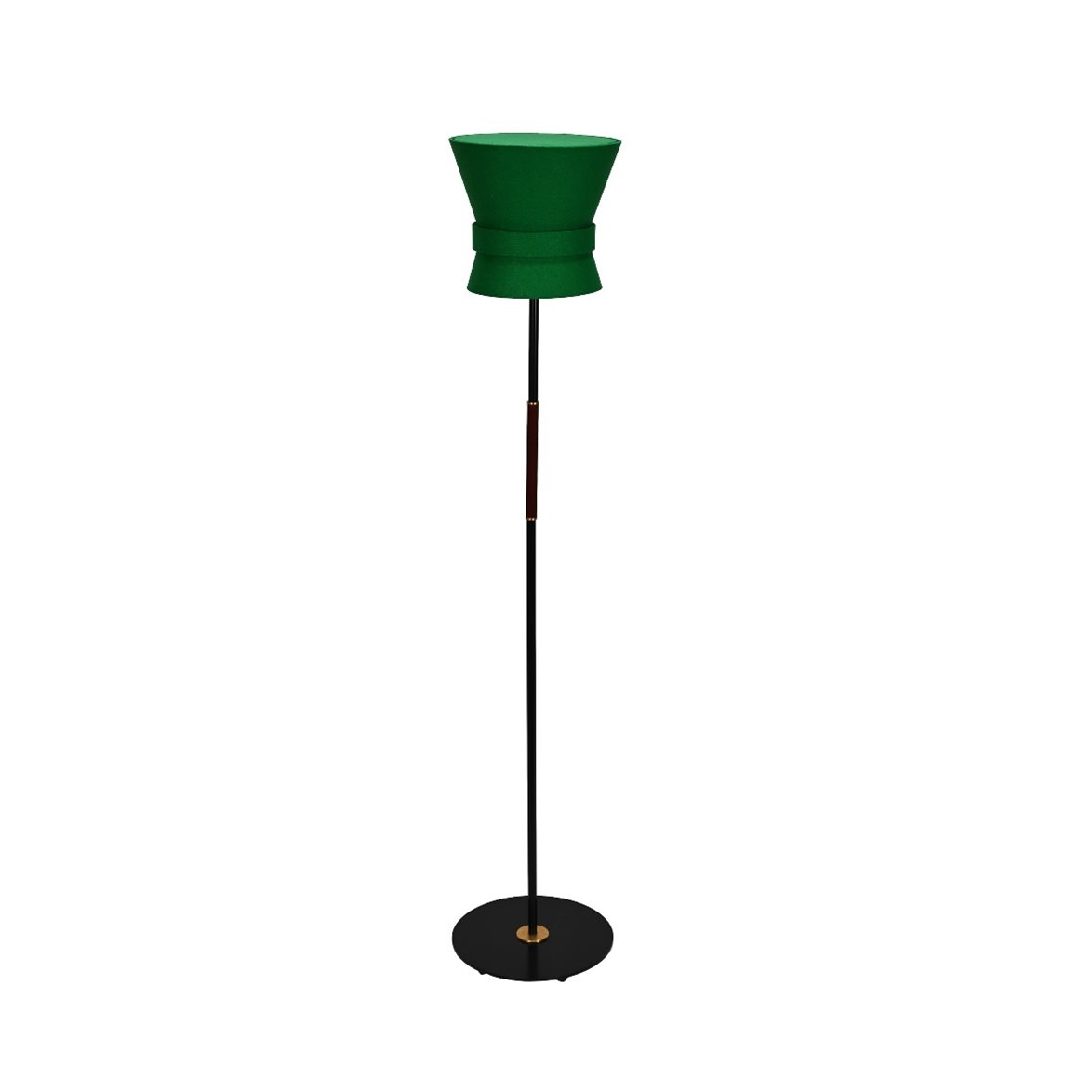 Örsjö Belysning Golvlampa Bow Svart - Small Emerald Green | Inomhusbelysning - Golvlampor - Golvlampor Interiör | Lampspecialisterna